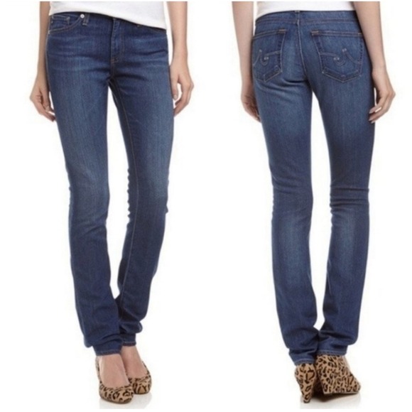 Ag Adriano Goldschmied Denim - AG Adriano Goldschmied Premiere The Skinny Jeans‎ Dark Wash Stretch Womens 28